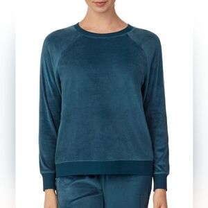 NWT Secret Treasure Crew Neck Top Bue Green Size 2X